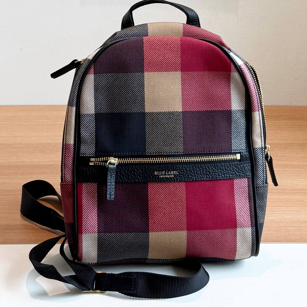BLUE LABEL CRESTBRIDGE CHECK BACKPACK FROM JAPAN RED – cadysdeluxe.com