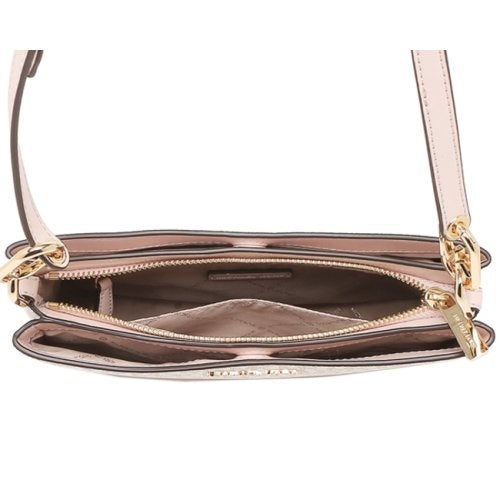 MICHAEL KORS TRISHA MEDIUM LOGO CROSSBODY BAG 35H1G9TC8B VANILLA PINK