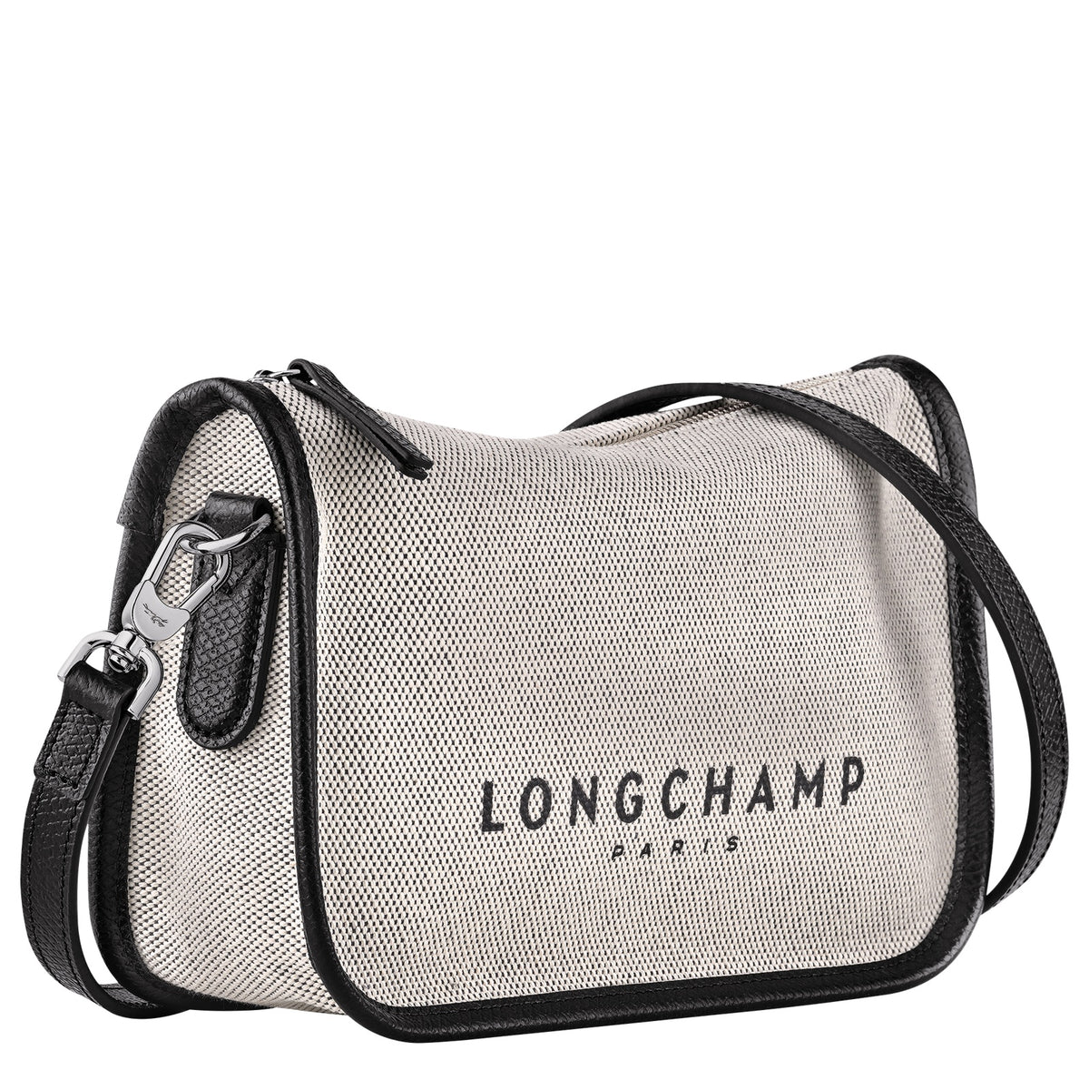 Longchamp Gray Cotton Crossbody Bag main image 0