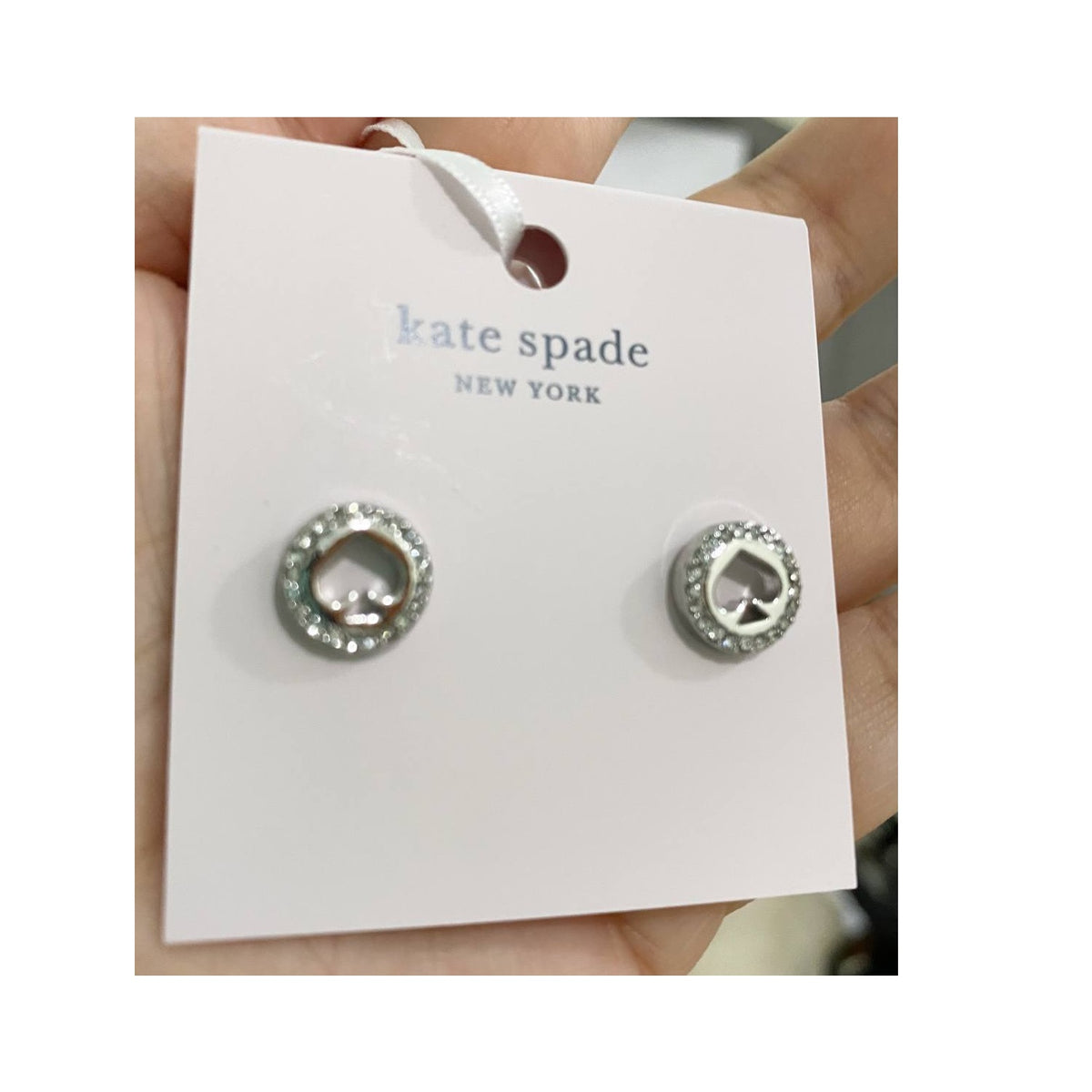 Kate spade spot deals the spade earrings