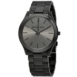 MICHAEL KORS SLIM RUNWAY BLACK DIAL MEN'S WATCH MK8507 44mm