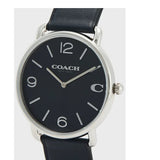 COACH BOXED  CHARLES BLACK STRAP MEN'S WATCH 14602649