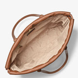 MICHAEL KORS MATILDA LARGE CINCH TOTE BAG 35T6SMTT9V DRAWSTRING BROWN