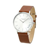COACH BOXED PERRY LADIES WATCH IN BROWN LEATHER SREAP 14503120 36MM