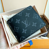 LOUIS VUITTON LV M62294 SLENDER MEN WALLET SIGNATURE BLACK