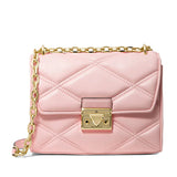 MICHAEL KORS SERENA MEDIUM FLAP SHOULDER BAG 35S2GNRL2U PINK