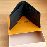 LOUIS VUITTON LV M62294 SLENDER MEN WALLET SIGNATURE BLACK