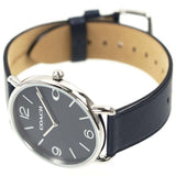 COACH BOXED  CHARLES BLACK STRAP MEN'S WATCH 14602649