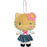 SANRIO CHARACTER HELLO KITTY BAG CHARM WITH HIDDEN ZIP BEHIND SUNBURN
