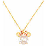 KATE SPADE DISNEY X KATE SPADE NEW YORK MINNIE PENDANT NECKLACE IN MULTI K9174