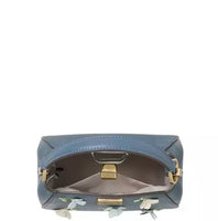 KATE SPADE PHOEBE FLORAL APPLIQUE MINI TOP HANDLE IN BLUE STONE KK139