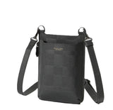 BLACK LABEL CRESTBRIDGE FROM JAPAN  EMBOSSED HP CROSSBODY BAG BLACK