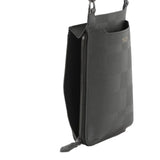 BLACK LABEL CRESTBRIDGE FROM JAPAN  EMBOSSED HP CROSSBODY BAG BLACK