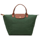 LONGCHAMP CLASSIC LE PLIAGE MEDIUM SHORT HANDLE SHOPPING BAG 1623 089 P95 GREEN