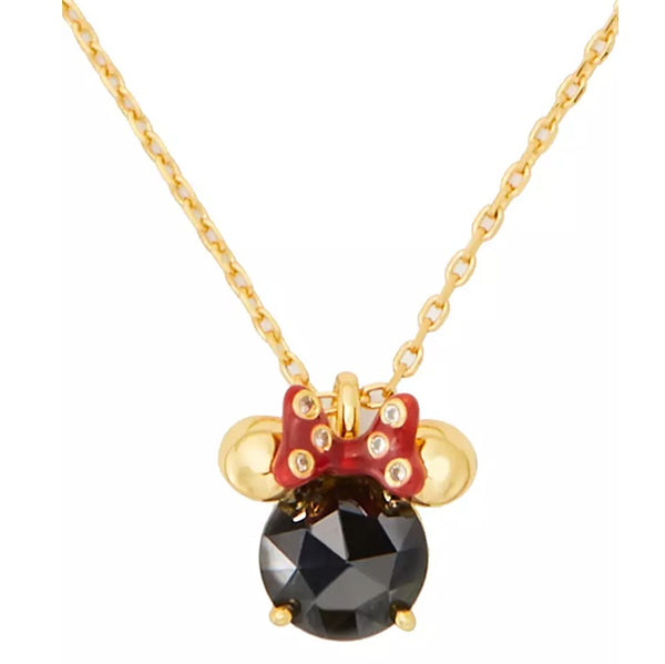 KATE SPADE DISNEY X KATE SPADE NEW YORK MINNIE PENDANT NECKLACE IN MULTI K9174