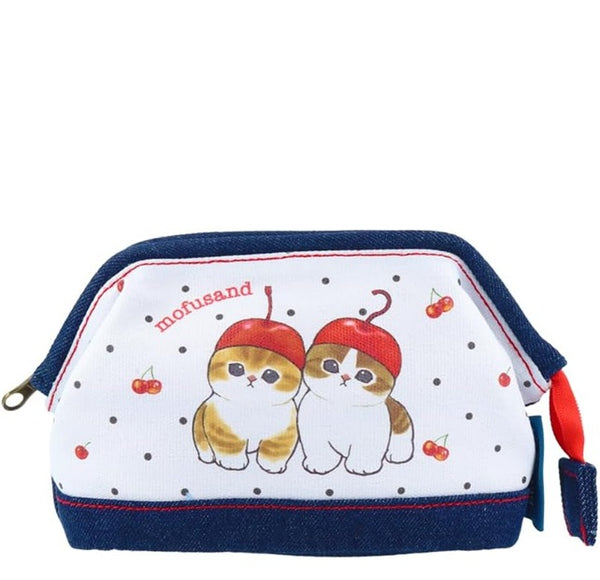 MOFUSAND FROM JAPAN MOFUSAND POUCH CHERRY NYAN