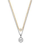 MICHAEL KORS MKJ8440SET DOUBLE LAYERED NECKLACE & STUD EARRINGS GIFT SET BOX