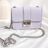 KATE SPADE PHOEBE TURNLOCK MINI FLAP CROSSBODY KK896 LIGHT FROZ