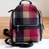 BLUE LABEL CRESTBRIDGE CHECK BACKPACK   FROM JAPAN RED