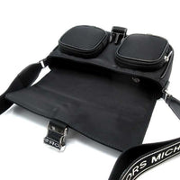 MICHAEL KORS OUTLET KHAI MEDIUM NYLON MESSENGER BAG IN BLACK 35T5S5FM6C