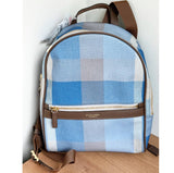BLUE LABEL CRESTBRIDGE CHECK BACKPACK   FROM JAPAN  BLUE