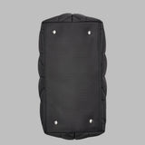 KARL LAGERFELD PARIS VOYAGE LOGO NYLON MEDIUM  BLACK QUILTED LH6AE4CX