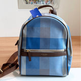 BLUE LABEL CRESTBRIDGE CHECK BACKPACK   FROM JAPAN  BLUE