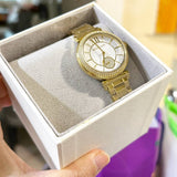 MICHAEL KORS ABBEY WATCH MK4615 IN GOLD TONE BOXED