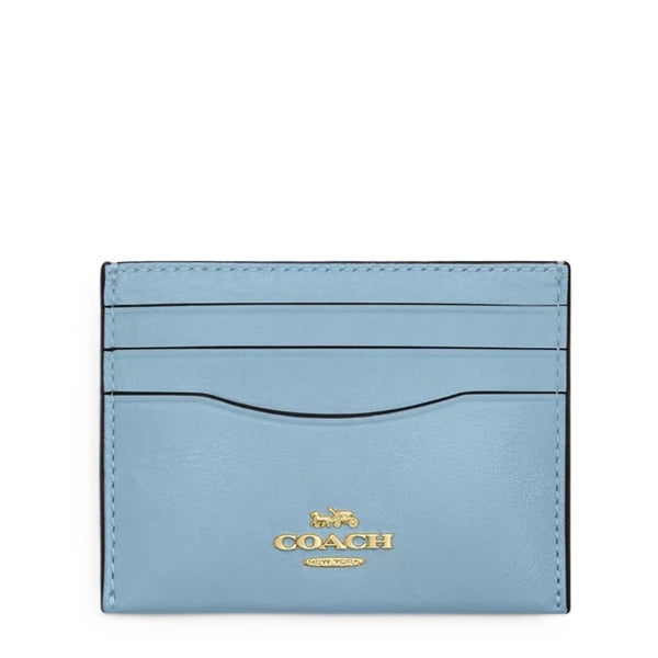 COACH SLIM ID CARD CASE CARDHOLDER WALLET CBL81 POWDER BLUE