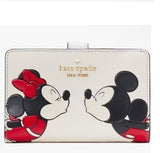KATE SPADE DISNEY X KATE SPADE MINNIE MEDIUM COMPACT BIFOLD WALLET KG656
