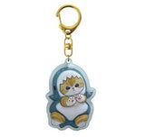 MOFUSAND FROM JAPAN 3D KEYCHAIN -  CAT SHARK NYAN STANDING