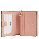 COACH SNAP WALLET IN SIGNATURE CANVAS WITH FLORAL PRINT IN SAND MULTI CAR14