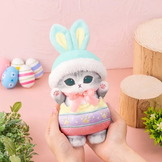 MOFUSAND FROM JAPAN EASTER RABBIT MEOW PLUSH CAT