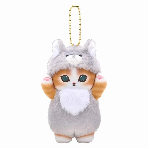 MOFUSAND FROM JAPAN CATS NYAN WOLF KEYCHAIN