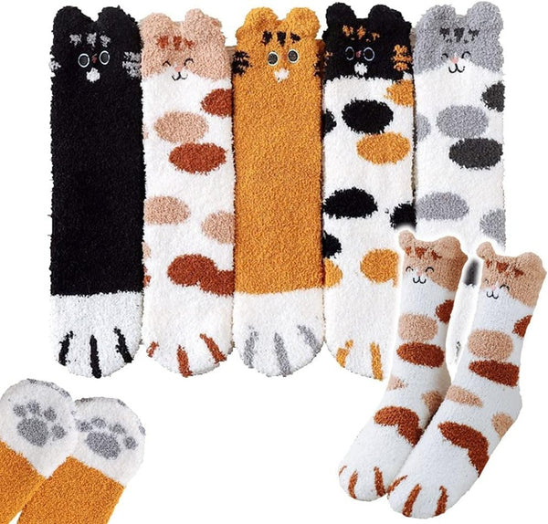 CUTE 5 PAIRS MOIN MOIN RABBIT AUTUM WINTER HOME SOCKS FROM JAPAN