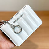 MICHAEL KORS JET SET TRAVEL SM TZ COINPOUCH W ID 35T5STVP1A OPTIC WHITE