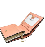 COACH SNAP WALLET IN SIGNATURE CANVAS WITH FLORAL PRINT IN SAND MULTI CAR14