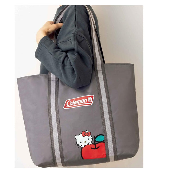 COLEMAN X HELLO KITTY LARGE TOTE SHOULDER BAG  ECO BOXED GREY