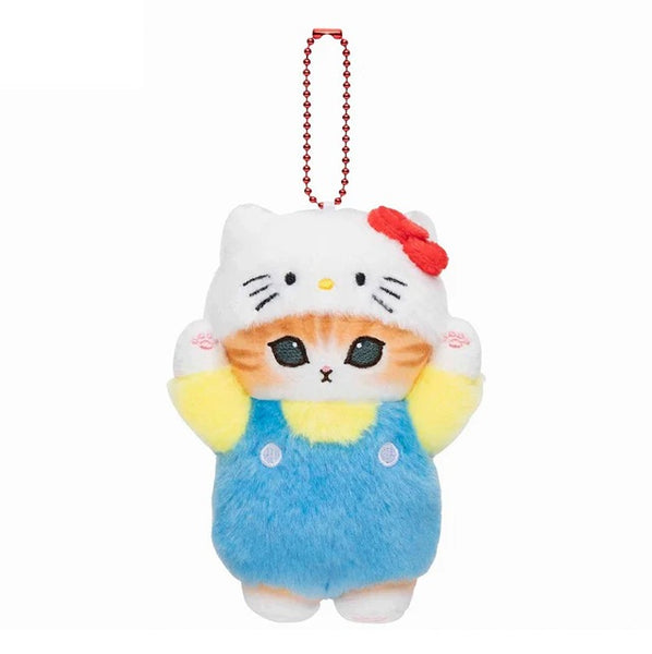 MOFUSAND × SANRIO CHARACTERS FROM  JAPAN MINI MASCOT KEYCHAIN (HELLO KITTY)