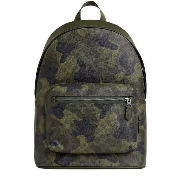 COACH WEST BACKPACK BAG IN SIGNATURE CAMO PRINT MULTI CW311