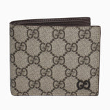 GUCCI 768243 BROWN INTERIOR GG BI-FOLD WALLET SIGNATURE