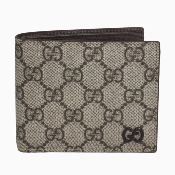 GUCCI 768243 BROWN INTERIOR GG BI-FOLD WALLET SIGNATURE