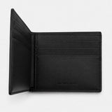 MICHAEL KORS MEN'S JET SET BIFOLD BLACK CANVAS SLIM WALLET 86F5SMNF5B BOXED