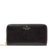 KATE SPADE  MADISON SAFFIANO LARGE CONTINENTAL WALLET BLACK  KN776