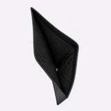 MICHAEL KORS MEN'S JET SET BIFOLD BLACK CANVAS SLIM WALLET 86F5SMNF5B BOXED