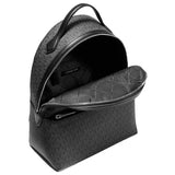 MICHAEL KORS SHEILA MEDIUM SIGNATURE LOGO BACKPACK BLACK  35H3S6HB6B