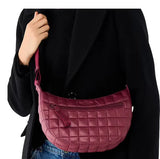 KATE SPADE CAMDEN QUILTED LARGE SLING BAG IN KELP BLACKBERRY KH403 RED