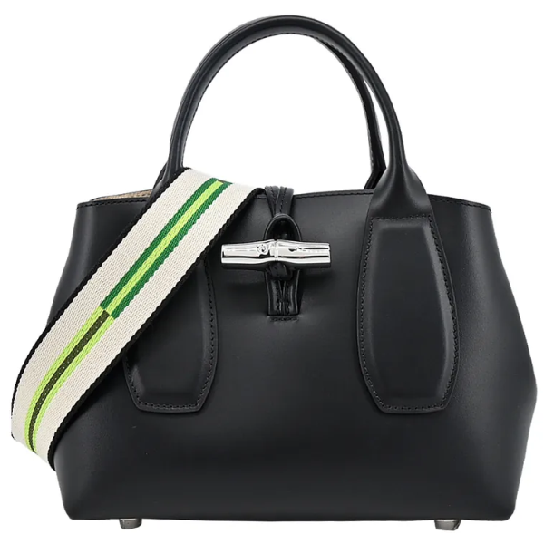LONGCHAMP ROSEAU TOTE BAG 10095 HCN 001 BLACK NEW EDITION