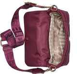 KARL LAGERFELD VOYAGE LOGO CROSSBODY LH3EE4CC EXTRA POUCH NEW RED COLOR WINE