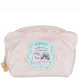MOFUSAND FROM JAPAN MOFUSAND BUTTERFLY SERIES – FLUFFY MAKEUP BAG/PENCIL CASE (LIGHT PINK)